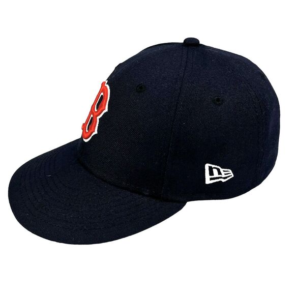 New Era Boston Red Sox Baseball Cap Hat MLB 90's Authentic Collection Size 7 1/4 - Picture 2 of 9